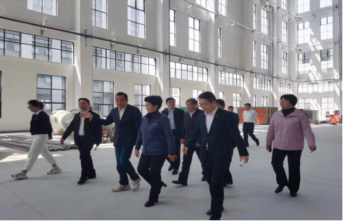 六安市政协副主席、舒城县委书记到安徽兴宝羽绒科技有限公司视察、参观指导工作